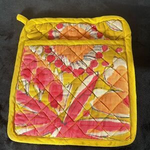 Vera neuman for Anthropologie oven mitt abstract floral